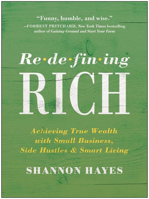 Title details for Redefining Rich by Shannon Hayes - Available